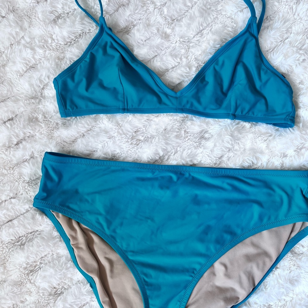 J. Crew Teal Bikini Set